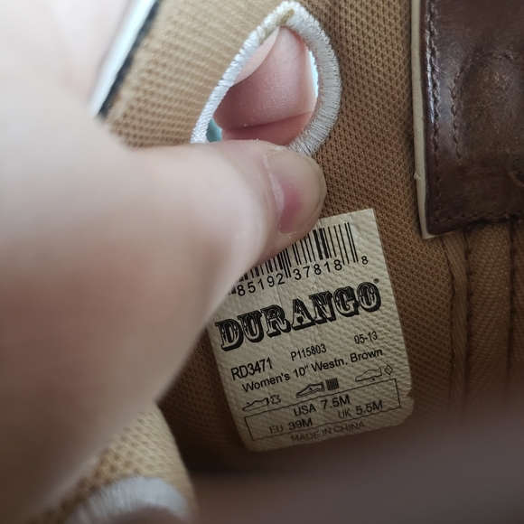 Durango Women's Saddle Western Boot - Broad Square Toe - Picture 7 of 16